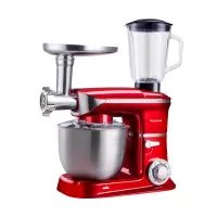 [精选]志高 电动打蛋器台式厨师机家用多功能和面机奶油小型揉面机商用 红色