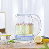 奥克斯烧水壶玻璃电热水壶全自动断电家用煮水器透明小型泡茶专用