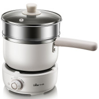 小熊(Bear)多用途锅迷电煮锅 家用电热锅宿舍煮面锅小火锅电蒸锅宝宝辅食早餐锅C12M2