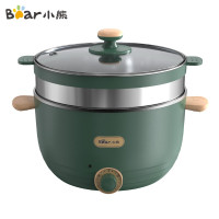 小熊（Bear）电煮锅 电热锅电蒸锅多功能料理锅电火锅家用3L不粘锅煎烤锅电炒锅电煎锅宿舍懒人锅