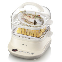 小熊(Bear)多功能电蒸锅小预约定时带蒸笼二层方形整盘6L大容量锅分体式 DZG-C60A1