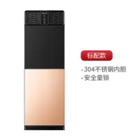 奥克斯饮水机立式冷热家用台式小型迷你制冷制热全自动桶装水新款 金色 冰温热