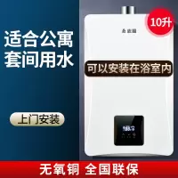 志高平衡式燃气热水器可装浴室卫生间室内天然液化气煤气 平衡式十升上门安装 液化