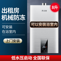 志高平衡式燃气热水器可装浴室卫生间室内天然液化气煤气 平衡式八升上门安装 液化