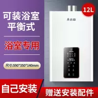 志高燃气热水器家用12升恒温天然气液化气煤气强排式平衡式 ①②升平衡式自己装 天然气