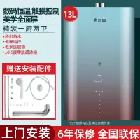 志高燃气热水器家用天然气液化气强排恒温电煤气即热 十三升全面屏恒温包装 天然气