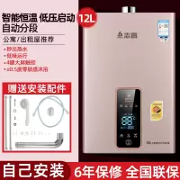 志高燃气热水器家用天然气液化气强排恒温电煤气即热 智能恒温十二升自装 液化