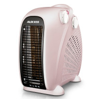 奥克斯(AUX) 取暖器电暖风机办公室电暖气家用节能台式电暖器迷你200A2 香槟色温控2.2米线长