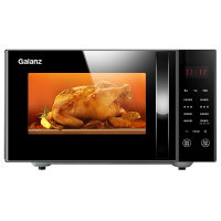 格兰仕微波炉25升大容量900W光波微蒸烤箱家用平板官方C2T1 黑色