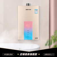 奥克斯DAS80燃气热水器电家用天然气水量伺服恒温即热防冻16升JSQ30-DAS80 16L琉璃金