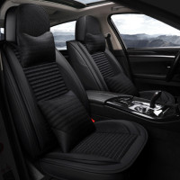 致驾亚麻汽车坐垫布艺荞麦壳座套皮革全包适用宝骏310w510530560专用真皮座套坐垫四季通用汽车