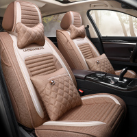致驾海马M3 M5 S5福美来二代三代M5椅套亚麻坐垫四季通用全包汽车座套朗逸速腾凌渡途观帕萨特专用座垫