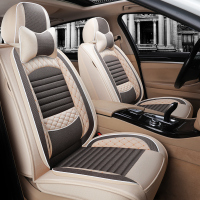 致驾2018/18款斯柯达全新明锐速派四季通用汽车坐垫全包亚麻专用座套朗逸速腾凌渡途观帕萨特专用座垫