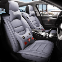 致驾上汽大通G10 D90 V80 G50亚麻汽车座套四季冰丝全包围坐垫套夏季朗逸速腾凌渡途观帕萨特专用座垫