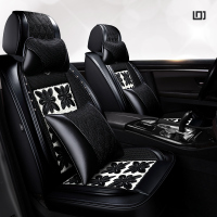 致驾2019款长安逸动1.6L GDI时尚型皮加冰丝新款汽车坐垫专用四季座套朗逸速腾凌渡途观帕萨特专用座垫
