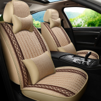 致驾2019款RAV4 2.0LCVT四驱新锐版国VI汽车座套专用亚麻全包布艺坐垫真皮朗逸速腾凌渡途观帕萨特专用座垫