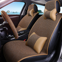 致驾半包亚麻座垫03/04/05/06/07年老款起亚千里马千里马四季汽车坐垫朗逸速腾凌渡途观帕萨特专用座垫套