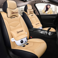 致驾汽车座套四季通用全皮卡通丰田雪佛兰可爱车坐椅套全包围汽车坐垫本田雅阁思域凌派CRV杰德锋范XRV专用