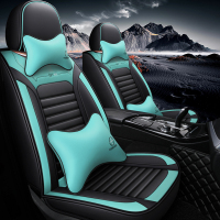 致驾19款帝豪GSGL三箱百万款向上版全包围座椅套四季坐垫全皮专用座套起亚K2K3KX3K5智跑狮跑专用