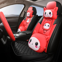 致驾全包围皮革汽车坐垫座套卡通小四季通用东风本田享域1.0T 2019款起亚K2K3KX3K5智跑狮跑专用