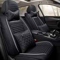 致驾东风风神A30 a60 AX3 风神ax7通用汽车座套亚麻全包围布麻坐垫起亚K2K3KX3K5智跑狮跑专用