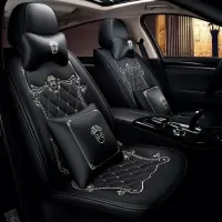致驾汽车坐垫四季奔驰GLK300/C180/C200/E260L专用皮革座套四季座椅套宝马x1x3x5奥迪Q3Q5a4l