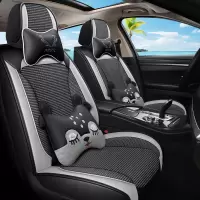 致驾2018新款一汽奥迪A3 A4L A6L Q3 Q5专用汽车坐垫四季通用全包座套大众宝来朗逸速腾捷达迈腾坐垫座套专用