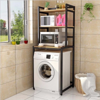 符象落地滚筒洗衣机架子阳台多层置物架卫生间置物架浴室收纳架钢木架