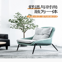 现代简约设计师沙发符象椅子单人懒人北欧休闲阳台卧室看书小沙发单个