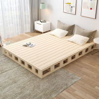 木质硬板床垫落地护腰床板木板阳台符象榻榻米加厚床架地台矮床排骨架