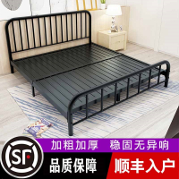 符象欧式铁艺床双人床简约现代1.5米公主铁床单人床出租屋铁架儿童1.8