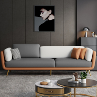 符象沙发小户型简约现代客厅家具直排三人皮质极简北欧科技布双人沙发