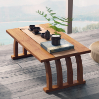 符象中式飘窗小茶几榻榻米简约窗台阳台楠竹茶桌矮桌地毯小型桌子坐地