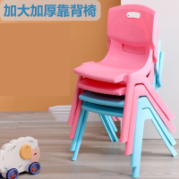 符象加厚塑料椅子幼儿园靠背椅宝宝椅子桌椅小孩学习儿童家用防滑凳子
