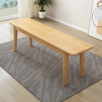 符象北欧木质长条凳客厅餐桌凳现代简约原木板凳长椅1.2m床尾凳换鞋凳
