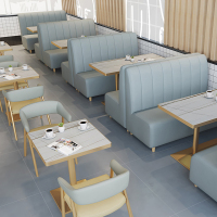 符象定制咖啡西餐厅商用沙发火锅汉堡奶茶甜品店简约靠墙卡座桌椅组合