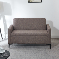 符象北欧简约小型布艺沙发出租房服装店小户型客厅阳台收纳储物沙发椅