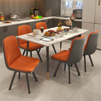 符象简约现代餐椅家用软包靠背椅餐厅凳子北欧休闲咖啡椅酒店餐桌椅子