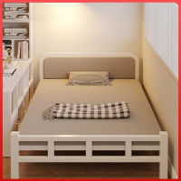 符象折叠床单人床家用简易小床一米二午休床出租房硬板双人床成人铁床