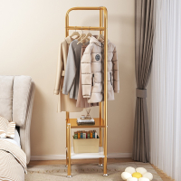 符象衣架落地卧室一体挂衣架室内金属简易衣帽架网红房间放衣置物架子