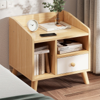 符象简易床头柜简约现代收纳小柜子欧卧室床边柜储物柜北经济型
