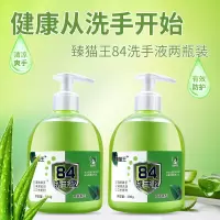 84洗手液家用清香型抑菌消毒液洗手液好用洗手液儿童学生 一箱(8瓶)84芦荟洗手液