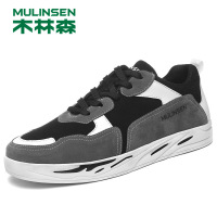 木林森男鞋春季新款韩版aj1板鞋时尚男士休闲鞋运动鞋潮流鞋子男