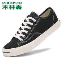 木林森男鞋夏季透气新款帆布鞋男低帮韩版潮流时尚男士休闲板鞋男