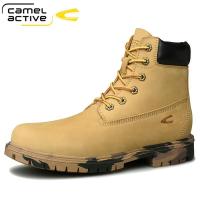德国骆驼动感2020冬季新款男士高帮马丁靴真皮百搭雪地靴英伦男靴