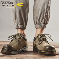 德国骆驼动感2020年秋季新款男鞋子户外休闲皮鞋男士马丁鞋靴子潮