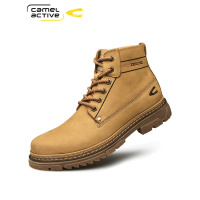 德国骆驼动感秋冬季大靴男真皮高帮工装男靴牛皮靴子男士马丁靴