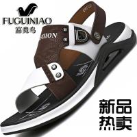 富贵鸟男鞋夏季皮凉鞋男潮2020新款防滑凉拖鞋男休闲男士凉鞋沙滩