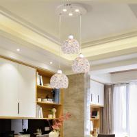 北欧餐厅吧台吊灯创意个性三头饭厅灯餐桌灯符象玄关过道灯水晶小吊灯