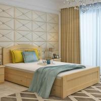 床1.5双人床符象1.8成人单人床1米2简约现代松木儿童床